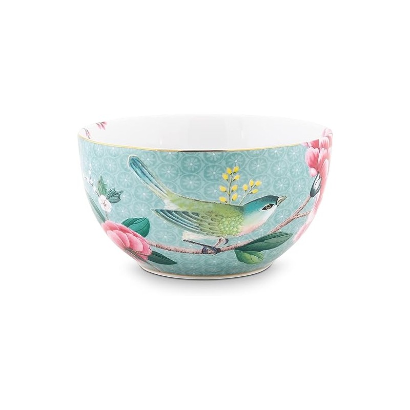 Blushing Birds Bowl Blue 12 cm
