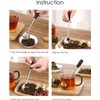 Rotating Long Handle Tea Infuser,2Pcs Rotating Long Handle Tea Ball,Rotating