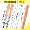 Lasnten 5 Pack Lemonade Stand Supplies Kit Straw Hole Punchers