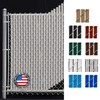 FenceSource Wave Slat (9 Colors) Single Wall Bottom Locking Privacy
