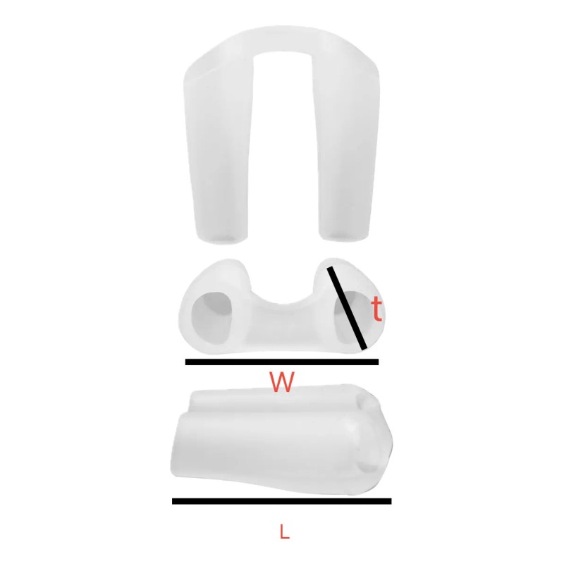 Retenedor Nasal Silicon Rinoplastia Blanco