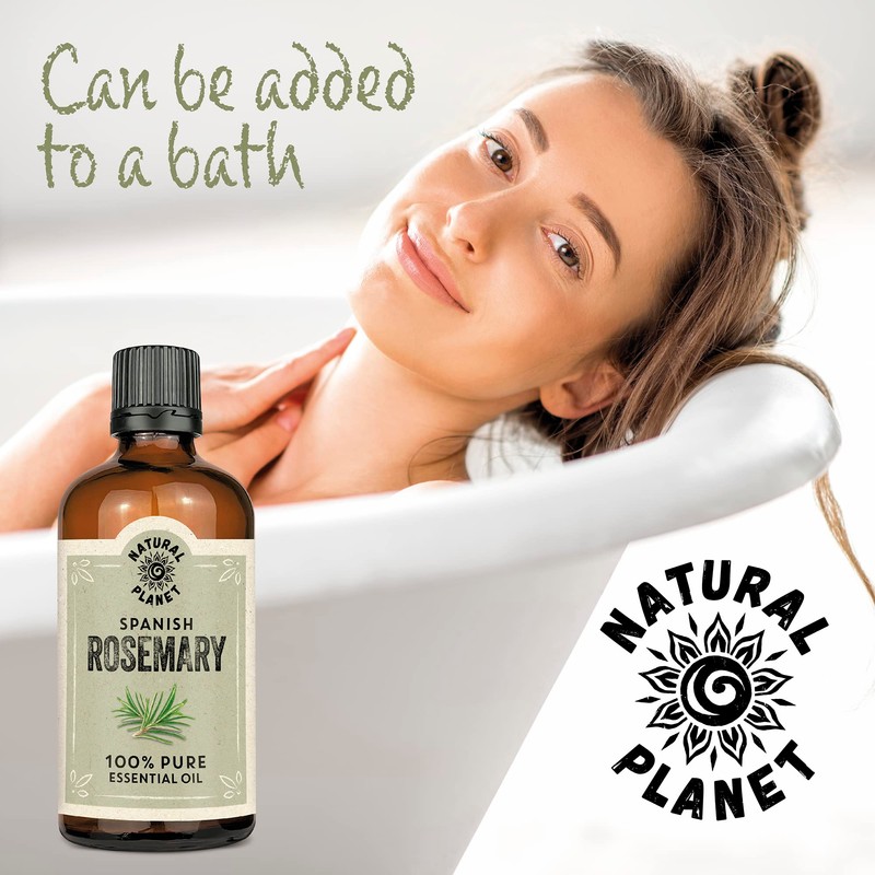 Natural Planet Rosemary Oil 100% Pure & Undiluted Natural Essential