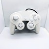 GamceCube Controller, NGC Transparent White on White Gamepad For Gamecube,