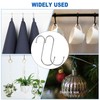 HARFINGTON 15pcs S Hooks 5.7" Metal Hanging S Shaped Hooks