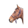Shires Rope Control Headcollar Pink/Black