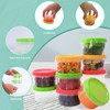 ENHYIVE 15 Pack Small Plastic Containers with Lids, 8 Oz