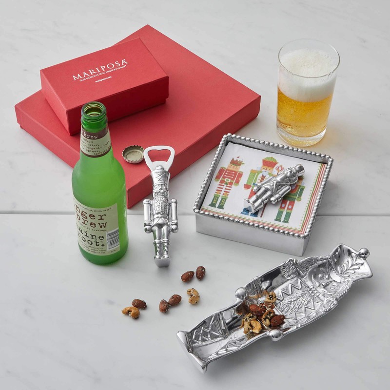 MARIPOSA NUTCRACKER BOTTLE OPENER | SILVER | BRILLANTE | BARWARE