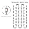 VEVOR Grade 30 Chain 1/4 Inch by 100Ft Length Grade