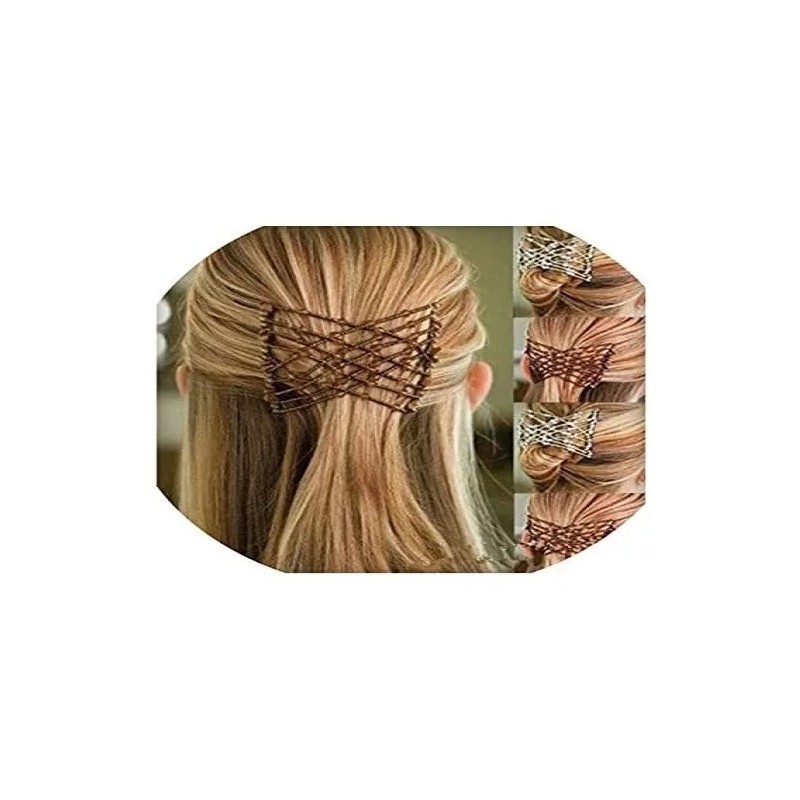 Fashion Jewerly 3 Peinetas Mágicas Elásticas Para El Cabello