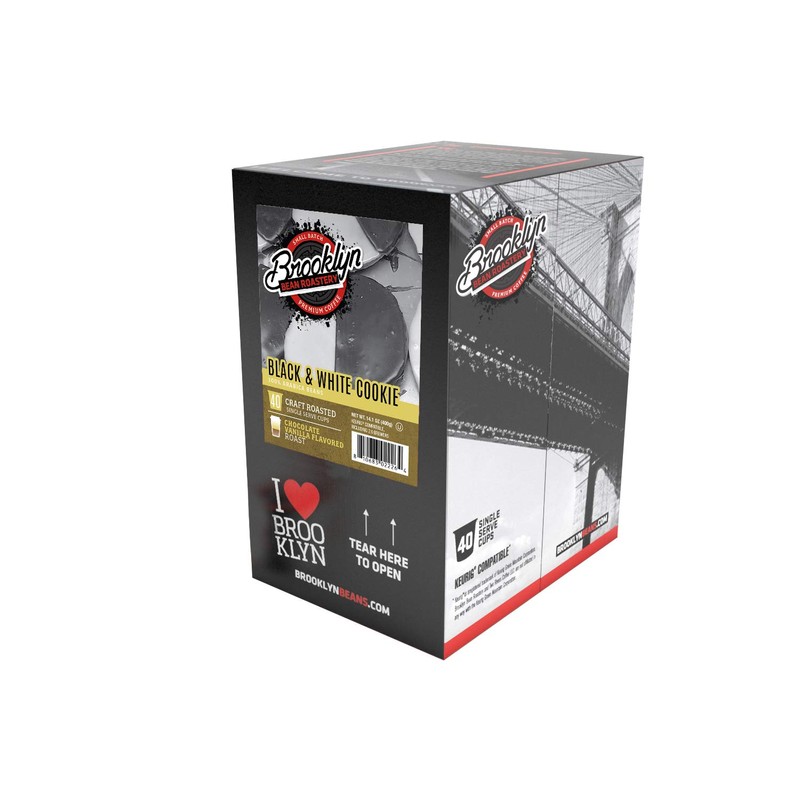 Brooklyn Beans Black and White Cookie Coffee Pods - Compatible