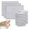 WonHey solara lux scrub cloths, 40PCS Multipurpose Dishwashing Rags, Non-Scratch