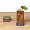 OXO Good Grips Coasters, Red, Purple, Green and Blue, Set