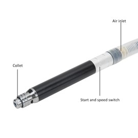 Pneumatic Pencil Die Grinder Kit Air Micro Pencil Die Grinder Set Portable Polishing Engraving Tool for Industrial