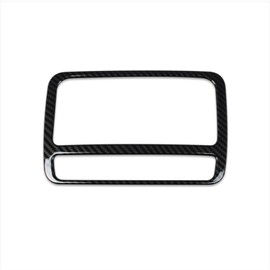 RUIQ Mazda CX-60 KH Series Interior Rear Seat Air Conditioner Ring Garnish Vent Panel Specifically Designed for Mazda CX60 (Carbon Fiber Black Specifications)