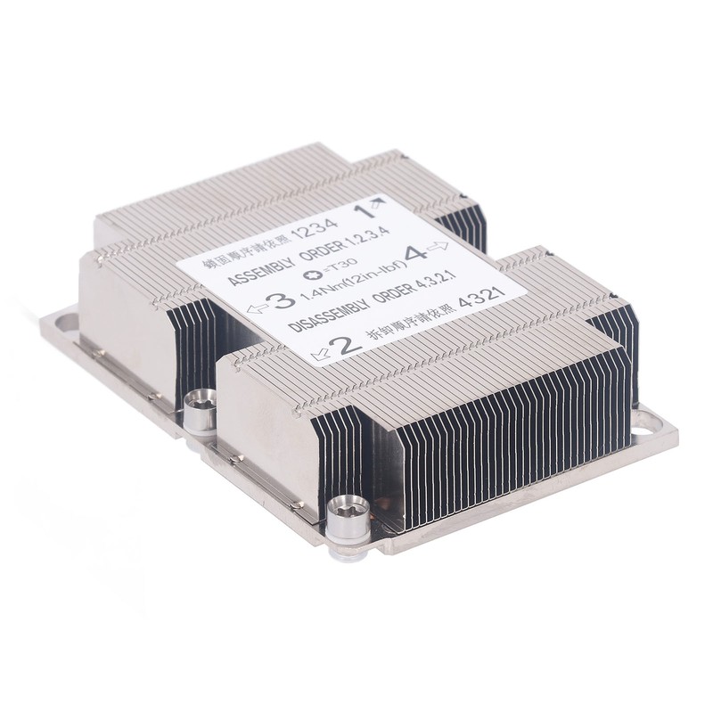 Server Fin Heatsink Aluminum Alloy CPU Cooler Industrial Controller Radiator
