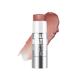 GOOD WEIRD Highlighter: Balmy Weather Blush Stick - Vegan Multi-Stick for Face, Cheeks, and Lips | Dewy Shimmer Glaze, Shea Butter | Cruelty-Free | Be You. It’s Good. |0.15 oz.| GUAVA (Dusty Rose)