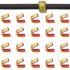 ZEACCT 20 Pcs Bow and Arrow Positioning Buckle, Archery Bow