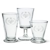 Abbott Collection Bee in Crest Highball Tumbler-5"" H (27-Royal-HB)