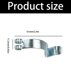 4PCS Metal Air Filter Cover Clips - Spring Clamp for Car Air Cleaner Housing Box Lid