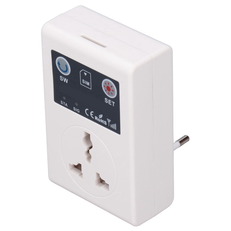 10A Smart Outlet Plug Wireless Power Socket Mobile GSM Phone