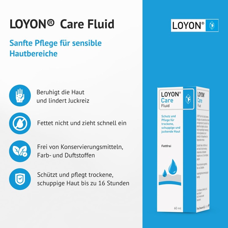 LOYON Care, 60 ml: Care fluid for sensitive, dry and