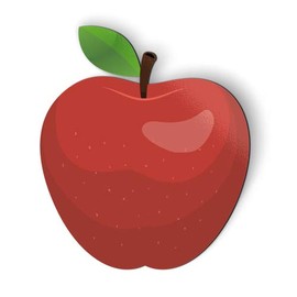 AK Wall Art Apple - Magnet - Car Fridge Locker - Select Size