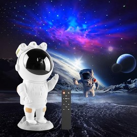 Minvchao Minvchao Astronaut Projektor,Galaxy Star Projektor,LED Sternenhimmel Projektor fr Kinder mit Timer,Fernbedienung,Planetarium Nachtlicht fr Schlafzimmer,Perfekt Geschenk fr Kinder und Erwachsene