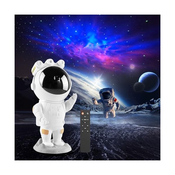Minvchao Minvchao Astronaut Projektor,Galaxy Star Projektor,LED Sternenhimmel Projektor fr Kinder