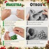 4PCS Moldes de Silicona para ARboles de Navidad,Molde para Velas