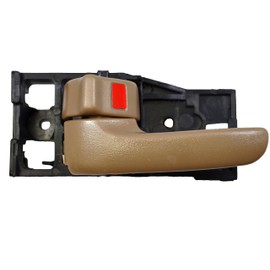 PT Auto Warehouse TO-2950B2-FL - Inside Interior Inner Door Handle, Brown (Oak) - Regular/Extended Cab Only - Driver Side Front