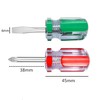 Slotted Phillips Screwdriver - Stubby Screwdriver Set Magnetic Tip Flat
