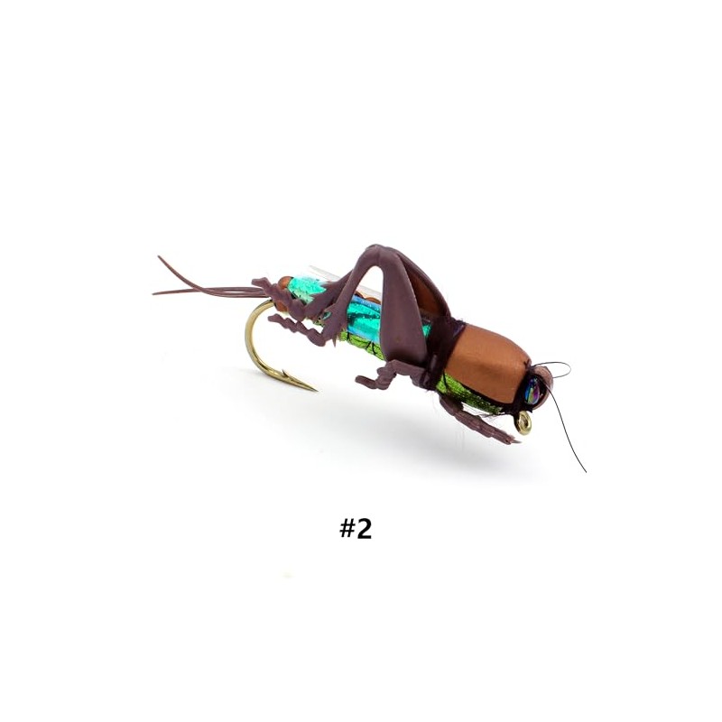 YAZHIDA Fly Fishing Flies, Simulated Insects, (Mole Cricket)