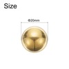 sourcing map 2pcs Precision Solid Brass Bearing Balls 20mm Industrial