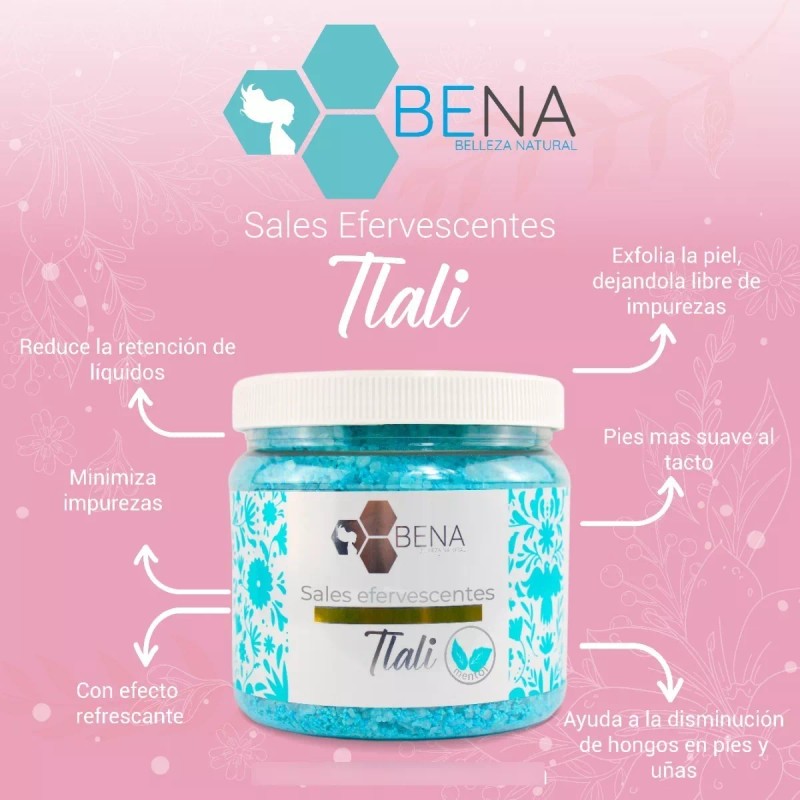 BENA Sales Para Pedicure Spa Efervescentes Baño 3kg Surtidos Bena