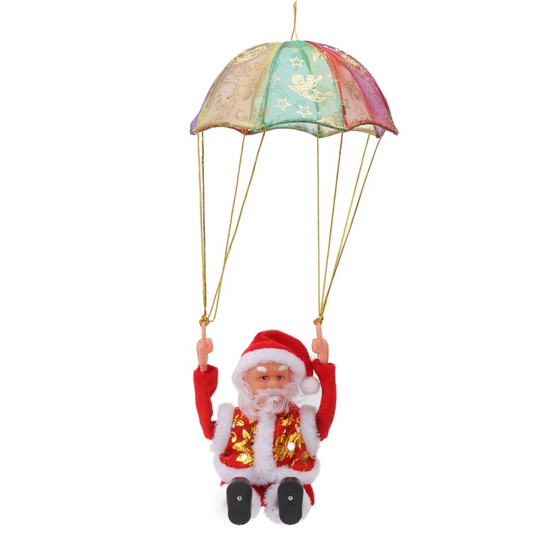 Parachute Christmas Ornaments Lovely Shape Safe Eco Friendly Fleece PC