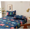 Chickwin Nordic Fitted Sheets Bedding Sheets with Deep Pocket 30cm