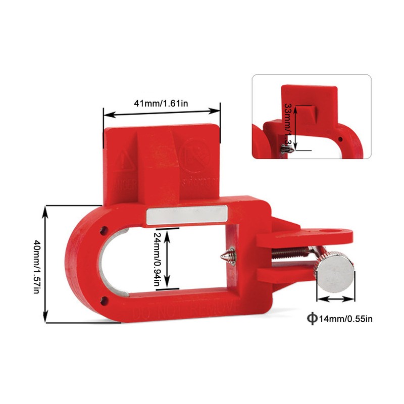 Circuit Breaker Lockout Device Nylon PA Steel Prevent Misoperation Large