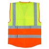 BeruStar High Visibility Vest 2-Colour Yellow / Orange with Zip