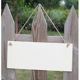 4Pcs Unfinished Wood Sign Blank Hanging Wooden Plaque DIY Craft Project Wood for DIY Door Wall Decor Holiday Decoration 3.93x7.87 inch