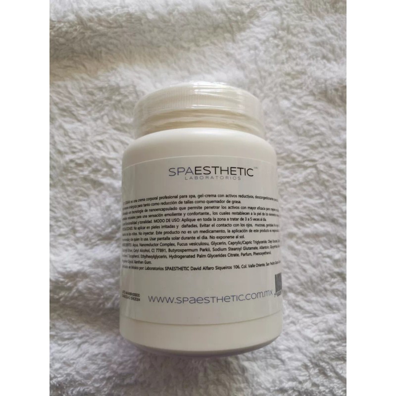 Spaesthetic Crema Reductiva De Algas De 500 Gr. Spaesthetic