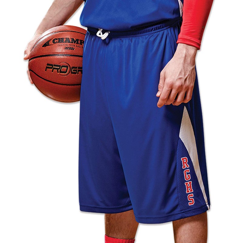 CHAMPRO - Pantalones Cortos de Baloncesto Reversibles para Hombre