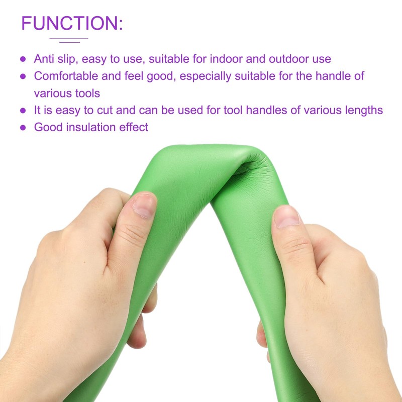 DMiotech 7/8" ID x 3/16" Thick 20" Green Foam Grip