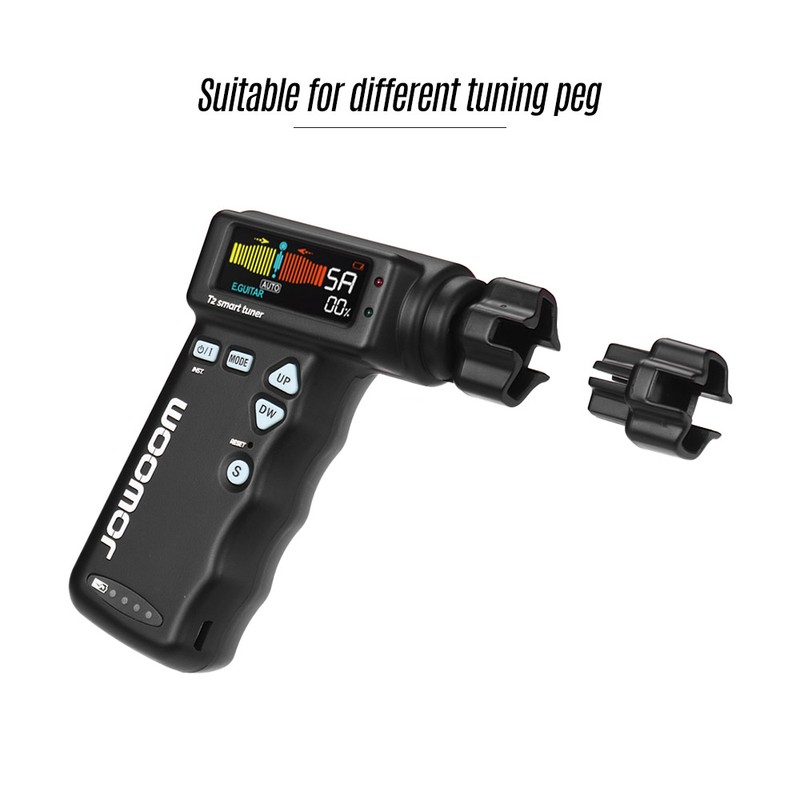 JOWOOM T2 Multi-functional Smart Guitar Tuner Peg String Winder for