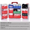 Large First Aid Kit for Business- Plastic Wall Mounted First