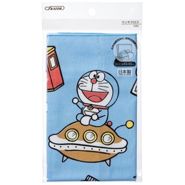 Skater KB4-A Doraemon Lunch Cloth, 16.9 x 16.9 inches (43 x 43 cm), Space Sanpo, Made in Japan