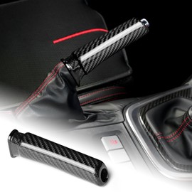 AIRSPEED Toyota GR86 ZN8 Subaru BRZ ZD8 2021 2022 2023 2024 Accessory Parts Carbon Fiber Car Handbrake Cover Grip Handle Lever Subaru BRZ Toyota GR86 Interior Parts Scratch Resistant Protection