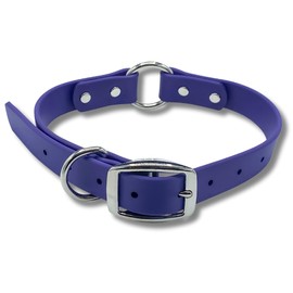 JIM HODGES DOG TRAINING O Ring Flat Buckle Dog Collar for Dogs, Biothane, Waterproof, Easy Wash, Walking Training Hunting, Made in The USA, Professional Grade, Small, Purple