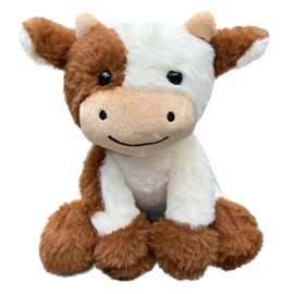 9 inches Cow Stuffed Animal Soft Plush Cute Cow Doll for Boys Girls (Brown Cow)