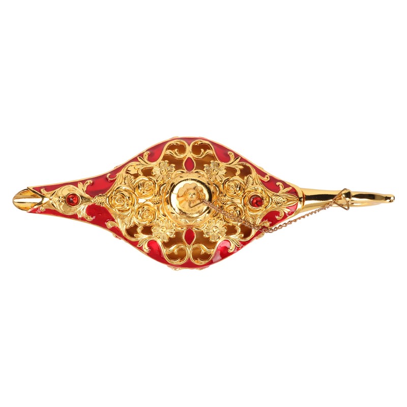 Magic Genie Lamp Exquisite Colorfast Eye Catching Alloy Embossed Pattern