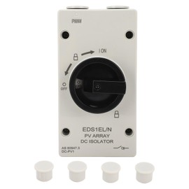 Topyond PV DC Quick Disconnect Switch, 32A IP66 Waterproof Solar Disconnect Switch, Flame Retardant Solar Combiner Box 1000V for Solar Power System, Off/On-Grid Solar System, RV and Boats